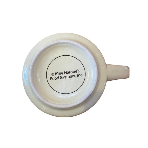 6 Vintage 1984 Hardee's Coffee Mugs. Rise & Shine homemade biscuits - Picture 6 of 6